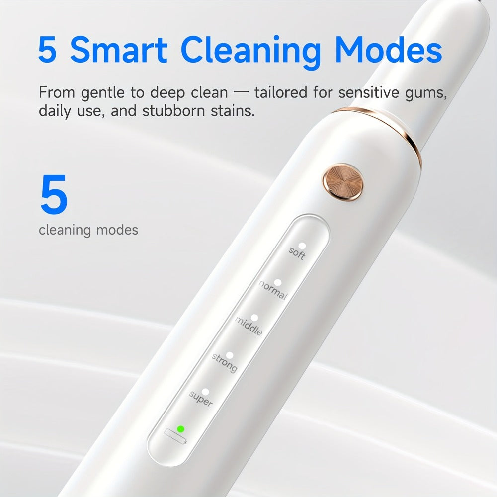 Ultrasonic Tartar Remover Electric Tooth Cleaner 5-Speed IPX6 Waterproof USB Rechargeable Dental Scaler — image 8