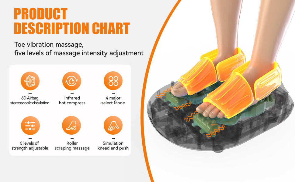 Remote Control Multifunctional Foot Massager