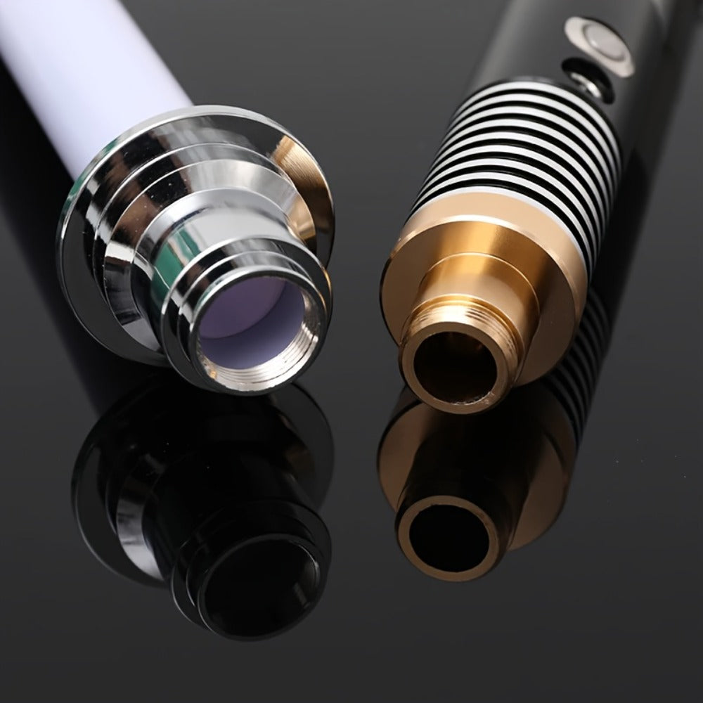 Light Up Saber with Metal Handle RGB 16 Colors, LED Cosplay Laser Sword with Sound Effects, Anakin Luke Darksaber Style — ima