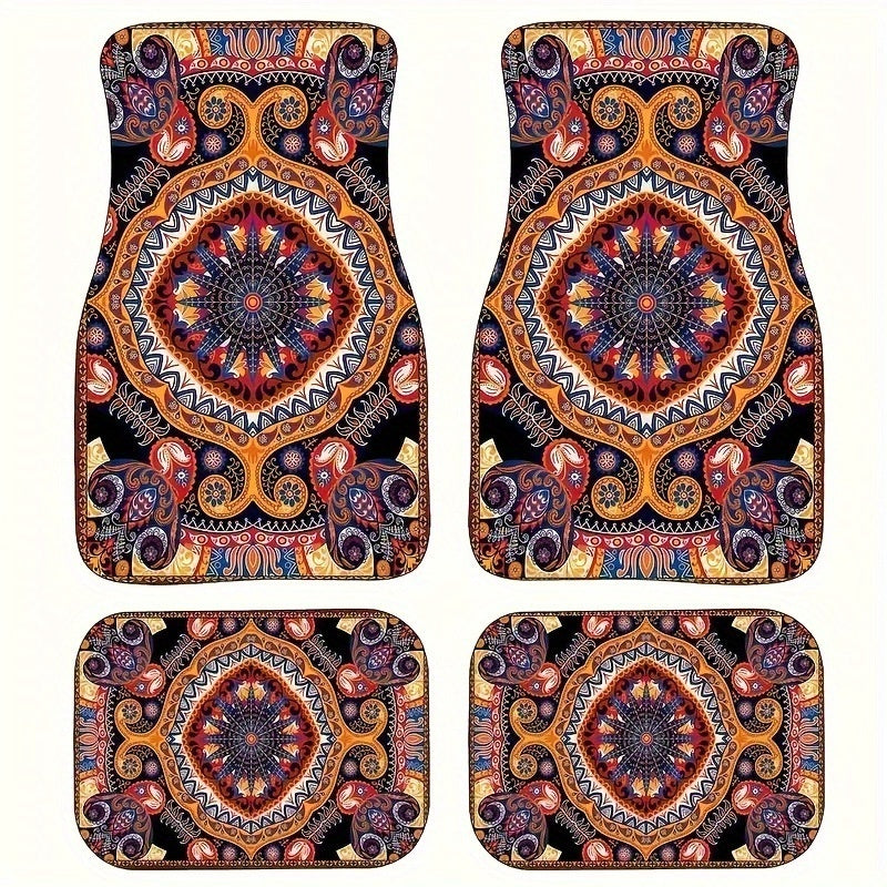 Vintage Bohemian Style Car Floor Mat Carpet