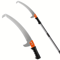Tree Pruner Pole Saw 10ft, 14ft Extendable, Alloy Steel Blade, Manual High Reach Pruning Saw for Yard — image 1