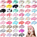 Spa Headbands For Women with 48 Pack Fluffy Plush Bow Hair Band — image 7
