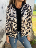 Jacket Zipper Coat Top Women