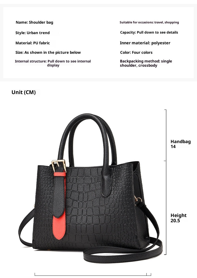 Fashionable Simple Shoulder Messenger Bag For Women