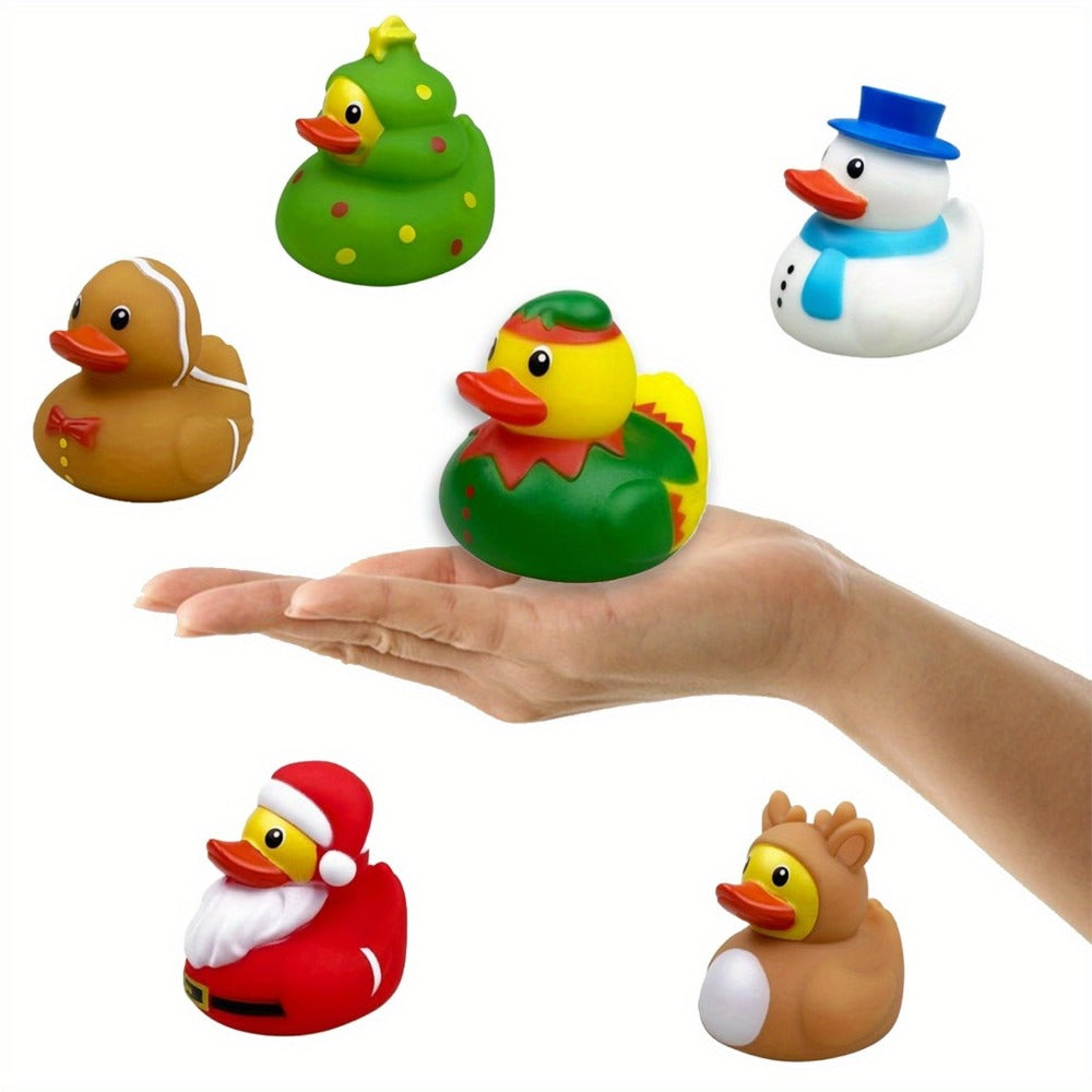 Light Up Duck Bath Toys for Toddlers, Color-Changing Floating Rubber Ducks, Sensory Water Bath Time Toys for Boys & Girls — i