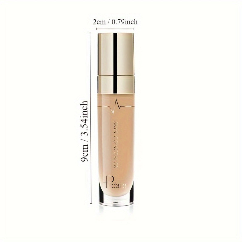 Under Eye Concealer 2PCS Set – Dark Circles & Wrinkle Coverage Waterproof Long-Lasting Liquid Concealer Stick with Plant Squa