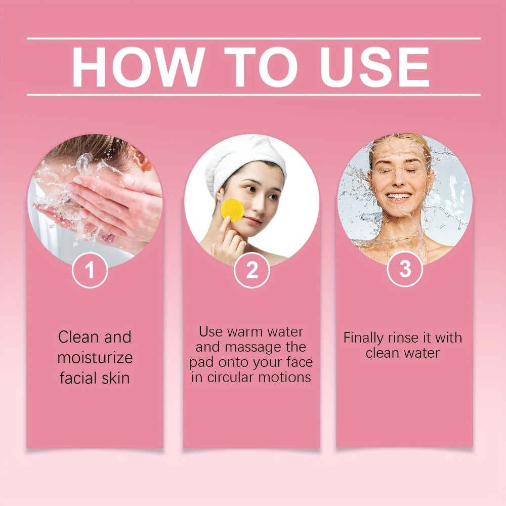Cleansing Pads 180pcs - Turmeric Niacinamide Citric Acid Deep Cleansing Makeup Remover Gentle Face Pads — image 7