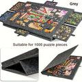 Large Puzzle Board for 1000 Piece Puzzles with 6-Drawer Sorting System, Foldable Jigsaw Table with Built-In Stand — image 9