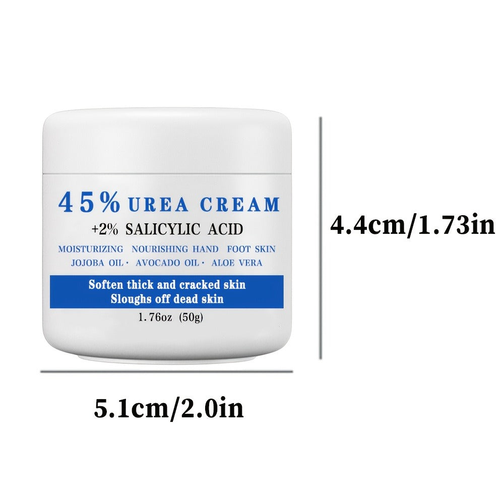 50g Jar of 45% Urea and 2% Salicylic Acid Foot Cream with Avocado and Shea Butter Labeling — image 5