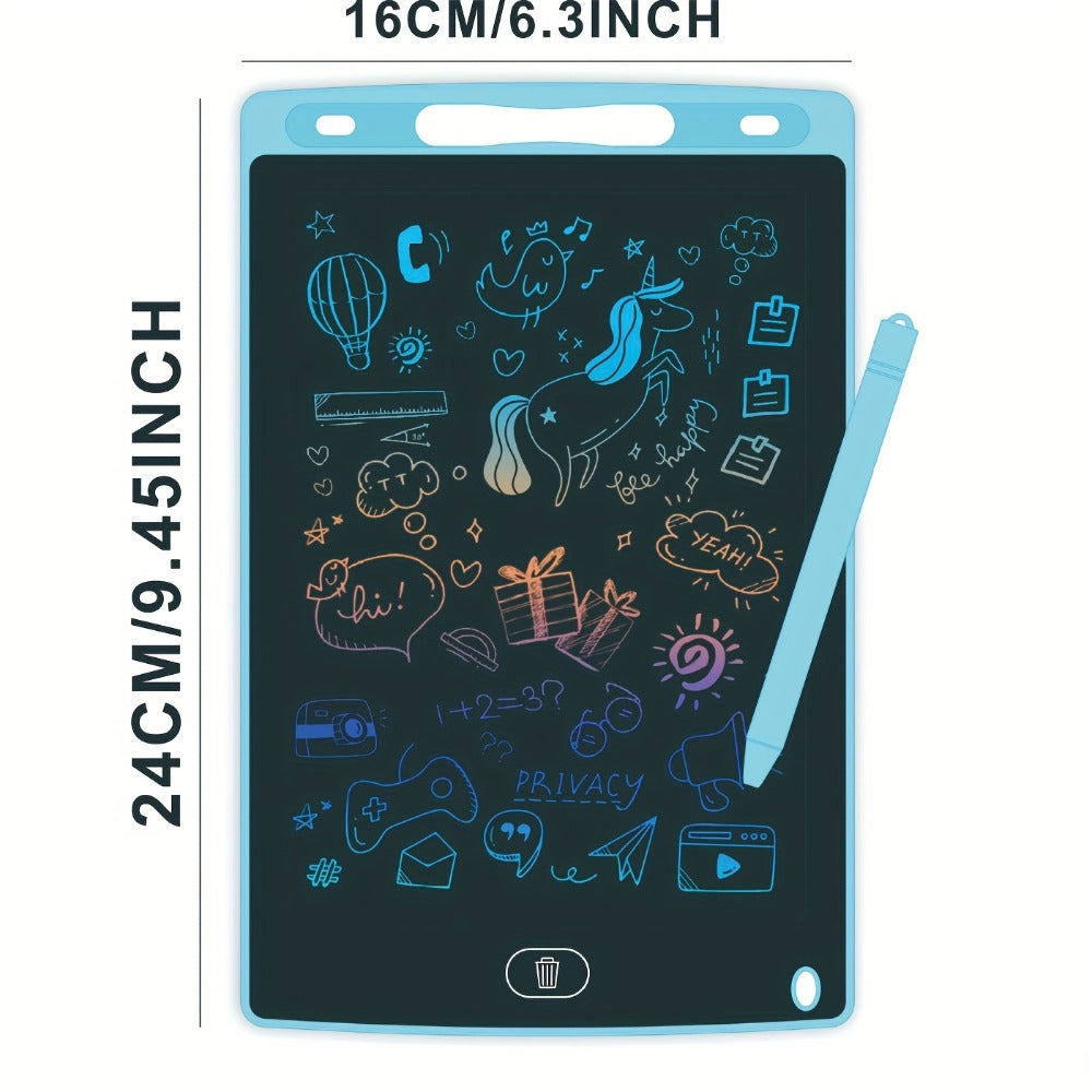 Two-Pack 10-Inch LCD Writing Tablets in Blue and Pink with Matching Styluses and Color-Line Screens — image 2