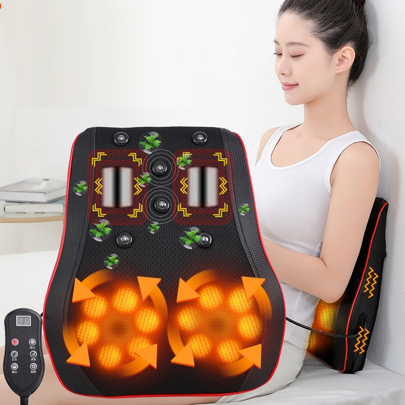 Household Vehicle Mounted Vibration Pillow Cervical Vertebra Back Massager