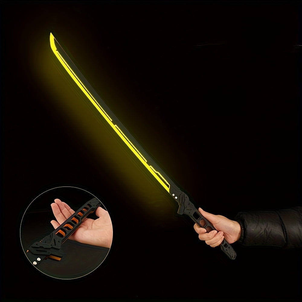 LED Cyberpunk Katana Prop 80cm Acrylic Luminous with the Listed Color, Size or Set Options for Everyday Use — image 30