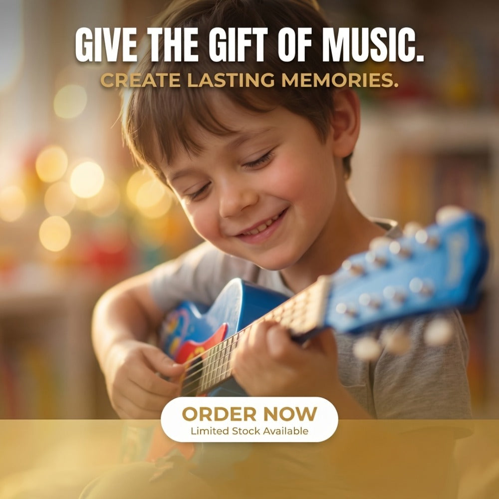 Kids Electric Guitar Toy with Microphone, Lights & Sounds, Musical Instrument Toy for Toddlers Ages 3-8 — image 14