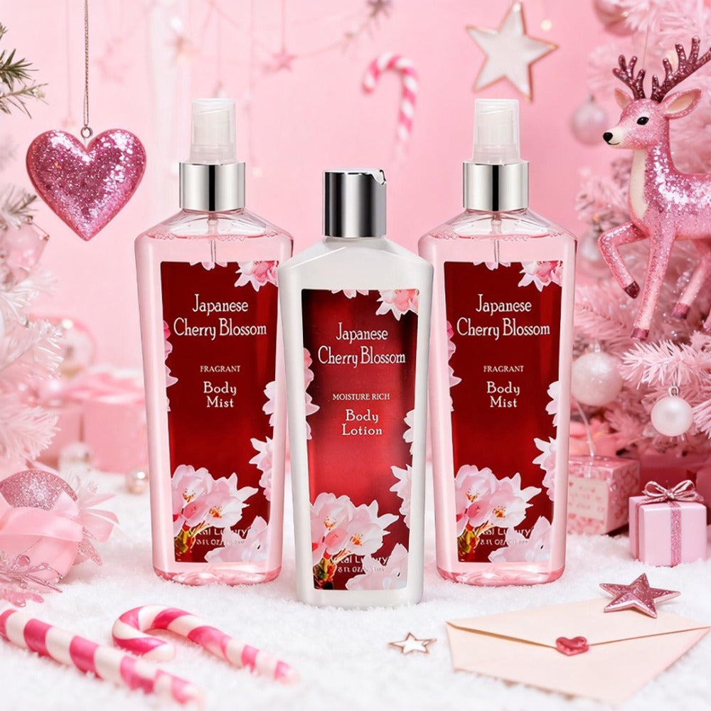 Body Care Gift Set for Women 3pcs, Body Wash, Lotion & Perfume Fragrance Moisturizing Skin Care Kit Sweet — image 7