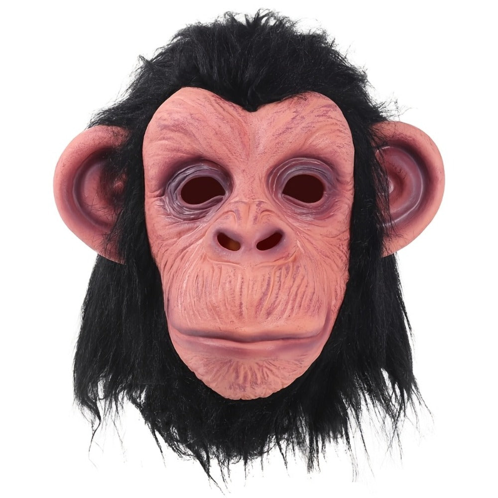 Costume Accessories Full-Head Gorilla Mask with Two Latex Animal Face Styles for Costume Wear — image 8