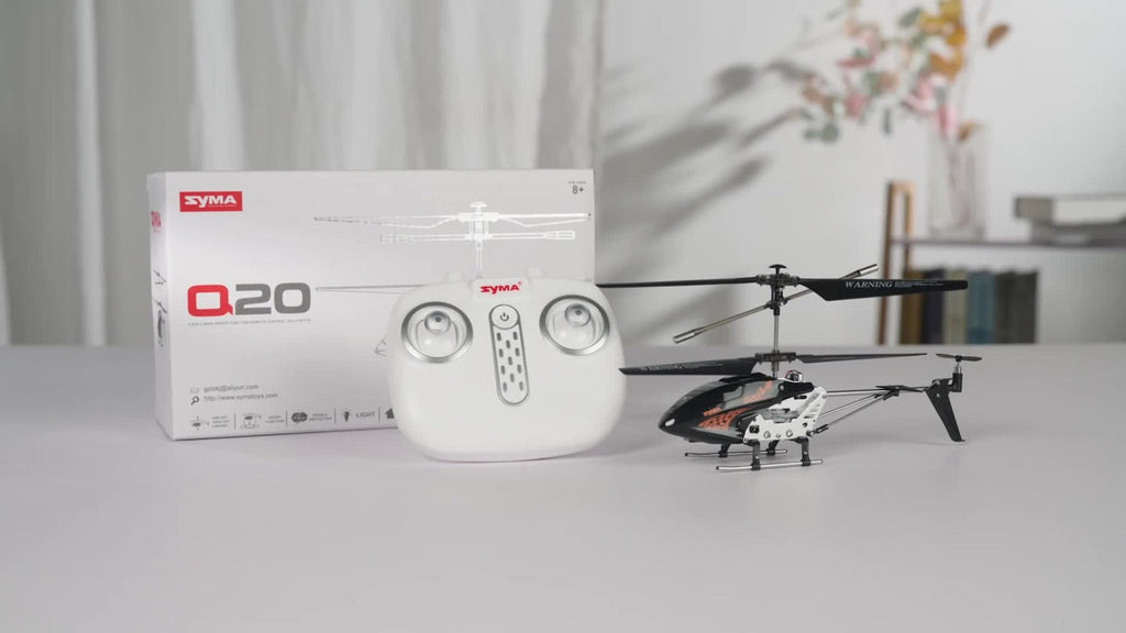SYMA Q20 RC Helicopter for Kids 3.5CH, Altitude Hold One-Key Takeoff Indoor with the Listed Color, Size or Set Options for Ev