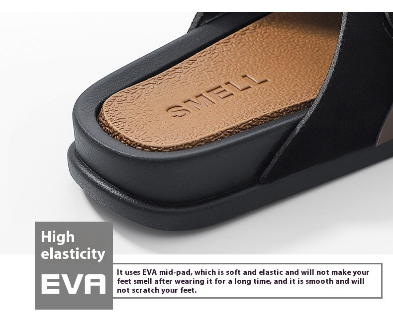 Outer Wear Home Bathroom Non-slip Platform Slippers