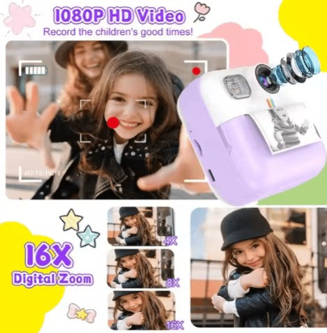 Instant Kids Printing Camera