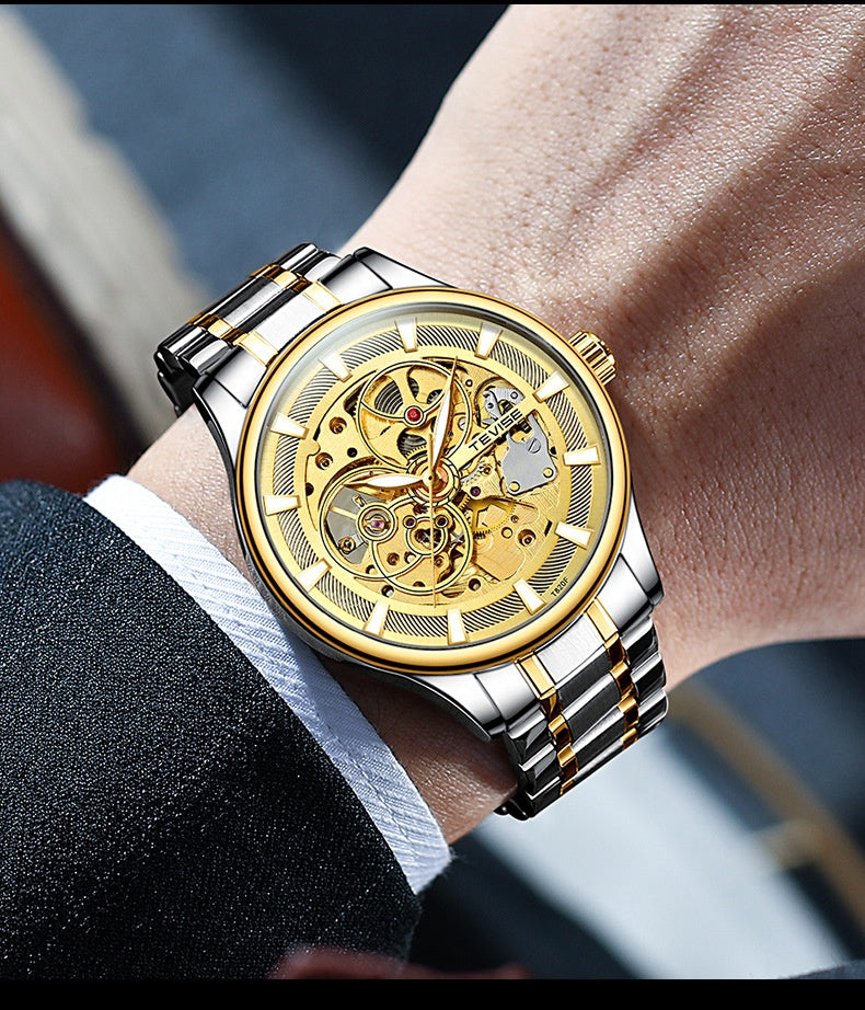 Men's Luminous Day And Night Star Mechanical Watch
