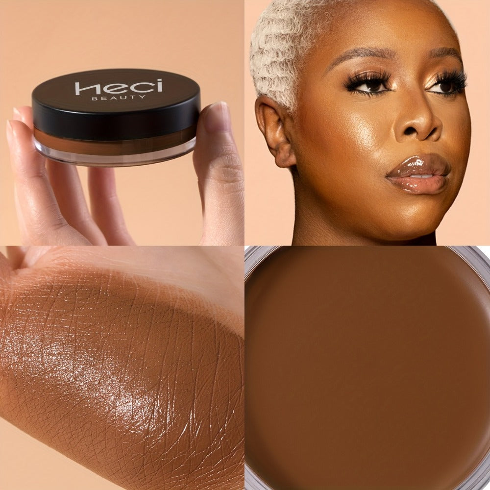 Velvet-Look Cream Foundation in 0.7 oz Round Jar with Six Shade Options from Light to Deep — image 4