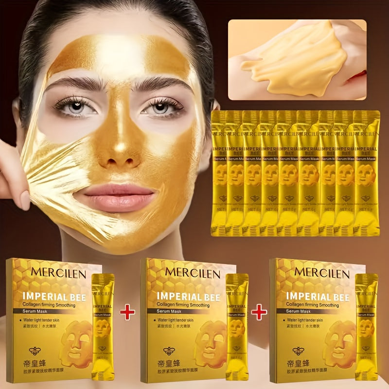 Propolis Face Mask 3 Boxes - Royal Jelly Hyaluronic Acid Niacinamide Squalane Deeply Sheet Mask — image 11