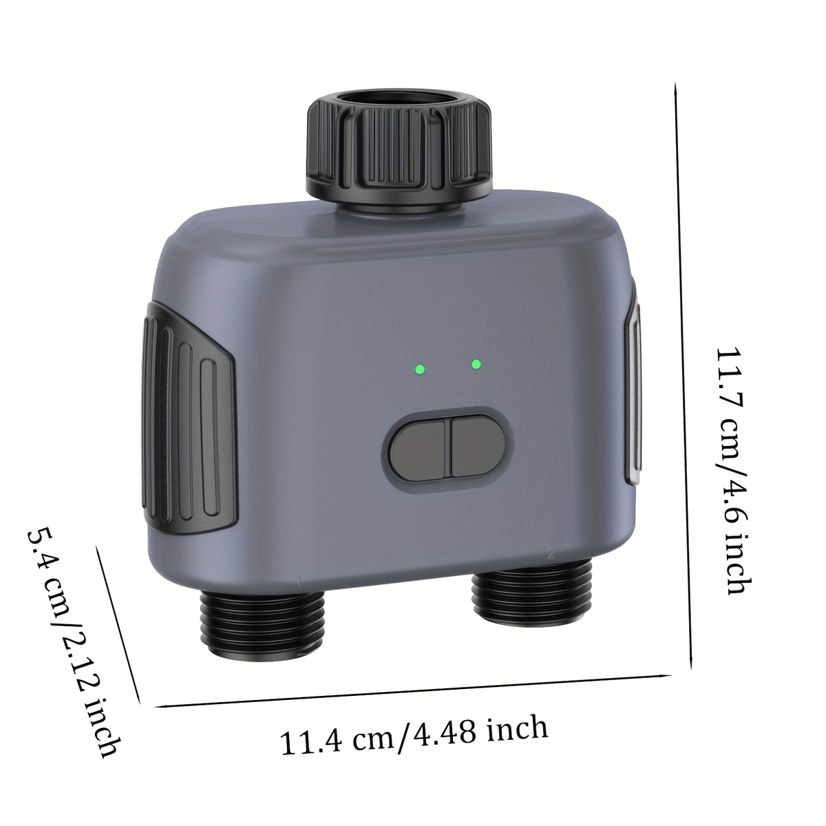 WiFi Sprinkler Timer Smart 2-Zone Irrigation System with App & Alexa Voice Control, for Garden, Lawn and Yard Watering — imag