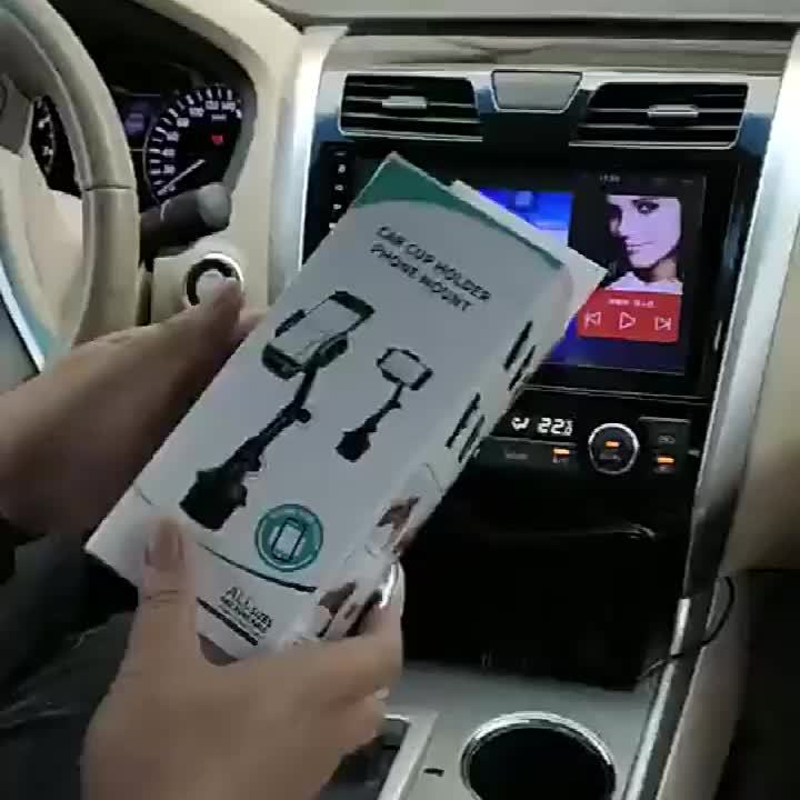 Cup-Holder Phone Mount with 360-Degree Adjustable Arm, Black Cradle and 8.7 cm Base Diameter — image 9