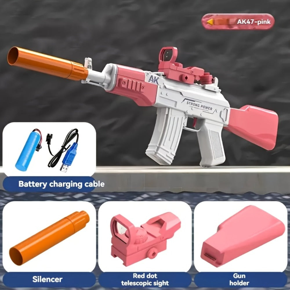 High- Electric Water Gun Ultra Long Range Powerful Motorized Squirt Blaster with the Listed Color, Size or Set Options for Ev