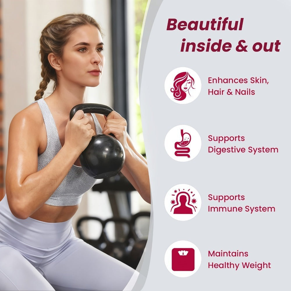 Multi-Collagen Powder Type I II III V X with Hyaluronic Acid, Biotin & Vitamin C - Hydrolyzed Protein for Skin — image 6