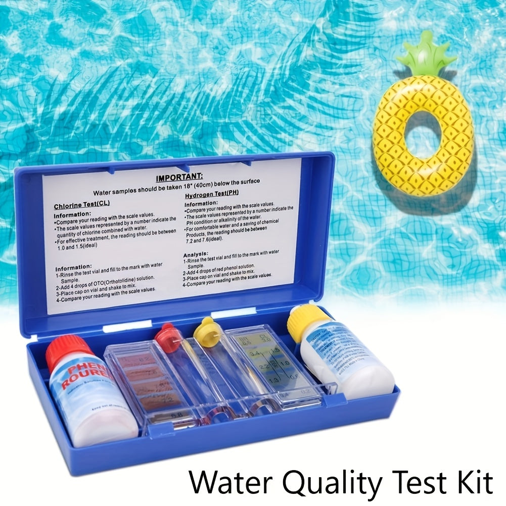 Pool Test Kit pH Reagent, Swimming Pool Spa Hot Tub Water Testing for Garden, Patio and Yard Use — image 5