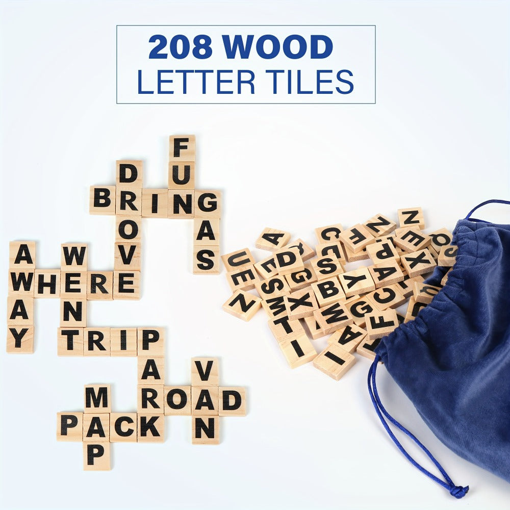 Spelling Flash Card Game for Kids Ages 4-8 – 224 Phonics Sight Word Flashcards, 208 Wood Letter Tiles & Dice — image 5