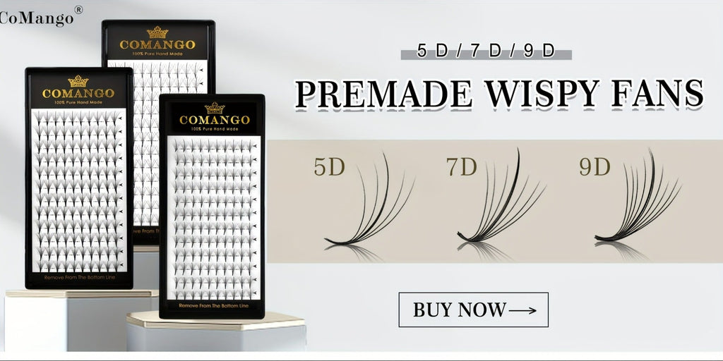120-Fan Tray Premade Volume Lash Extensions 5D 7D 9D Wispy Faux Mink Eyelash Extensions C D Curl Mix 8-15mm — image 14