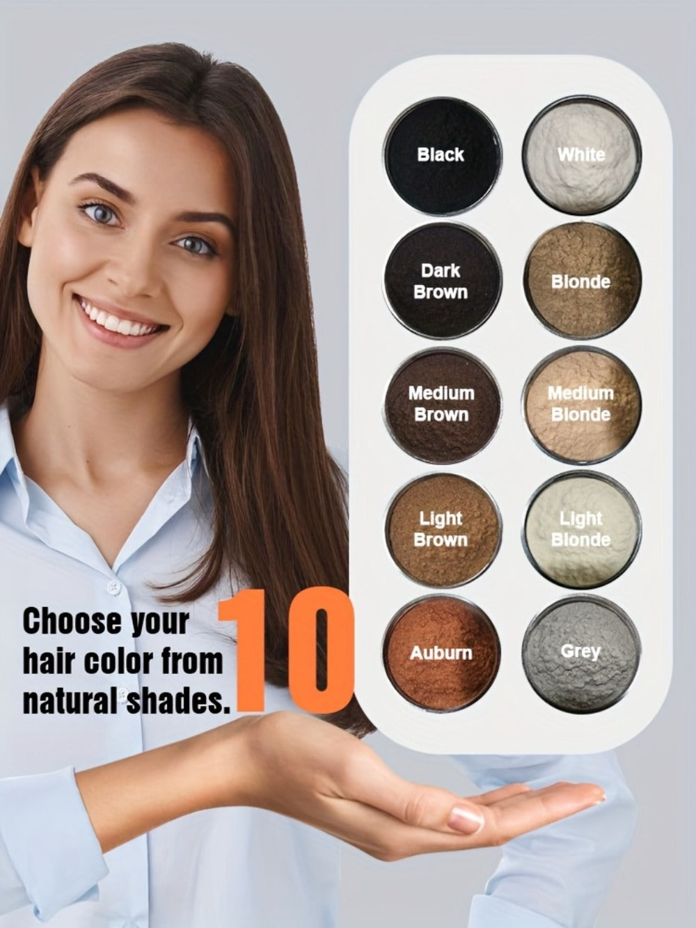 Hair Fibers Spray Applicator Kit Instant Thickness for Thinning Hair & Bald Spots SILLKVA for Makeup, Travel and Everyday Van