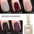 Gel Nail Polish 5-Color Broken-Stone Glitter Set in 0.51oz Bottles with Sparkling Finish and UV/LED Soak-Off Cure — image 20
