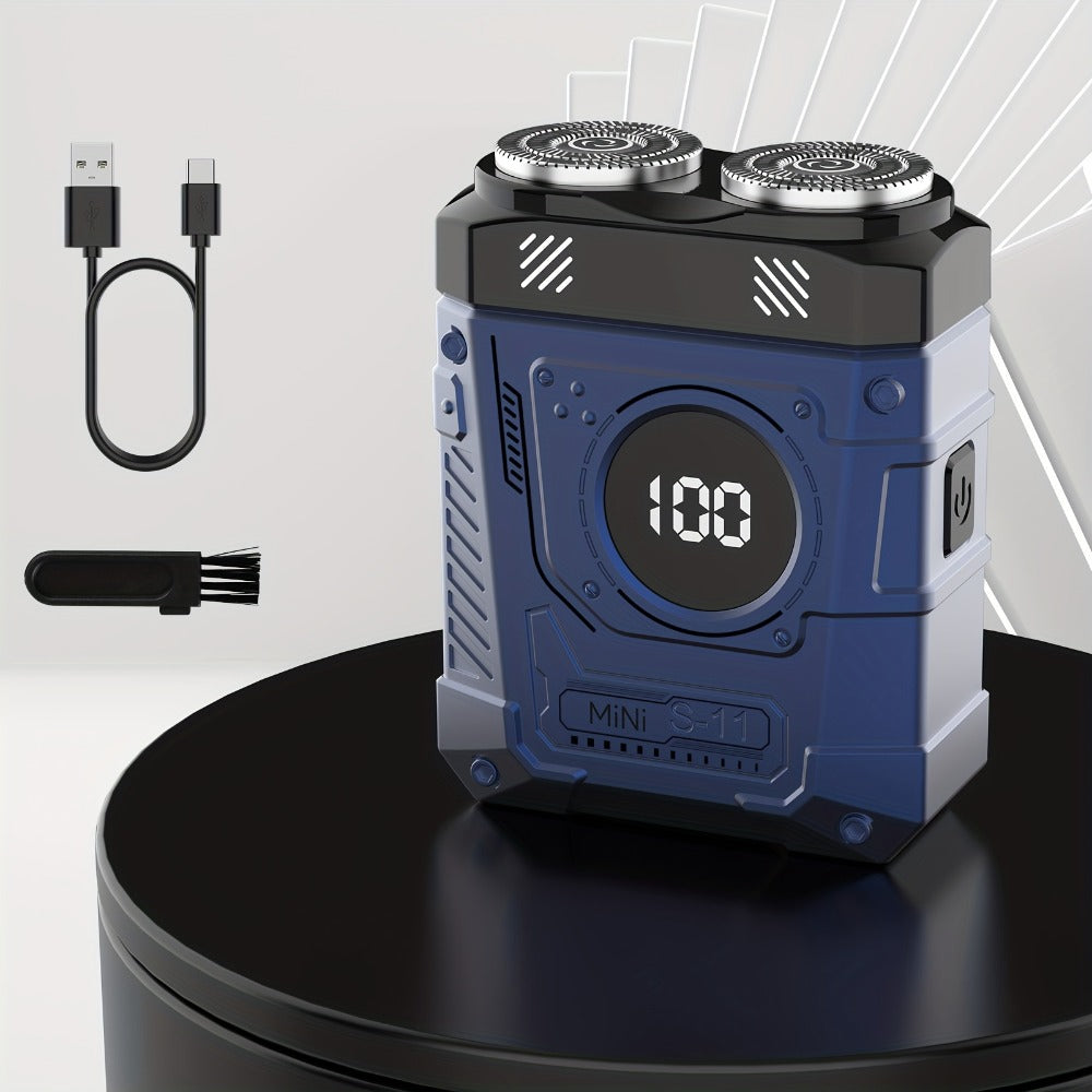Electric Shaver Magnetic Dual-Blade Mini Razor with Two Speeds, USB Charging and Select Waterproof Options — image 16