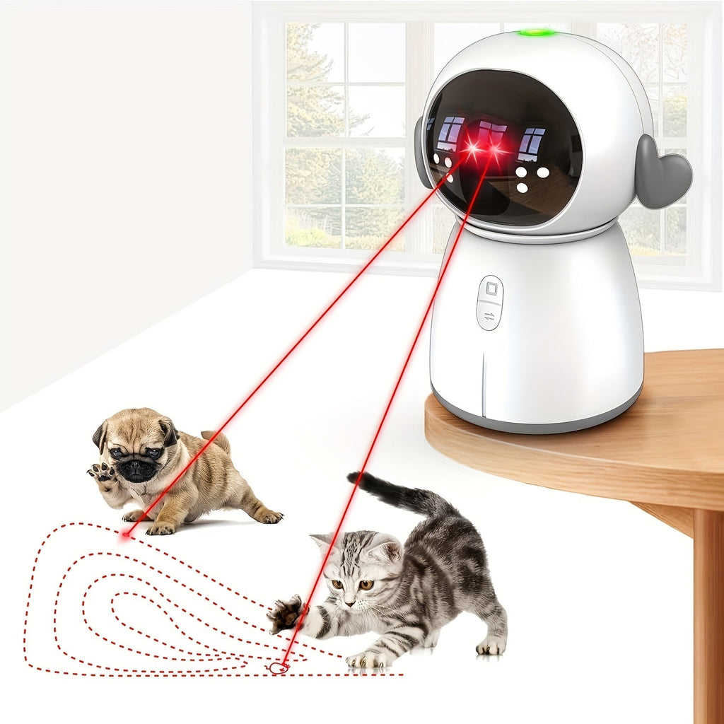 Cat Toy Automatic Dual-Laser Projector with Three Speed Modes, Motion Activation and USB Charging — image 1