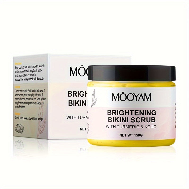 Glycolic Acid Bikini Area Scrub 150g, Kojic Acid & Turmeric Exfoliating Paste, Brightening Treatment — image 16