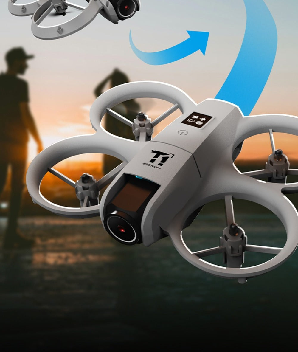 4K RC Airplane Auto Hover Dual Batteries Optical Flow WiFi FPV Camera One-Key Return Roll Anti-Shock Anti-Collision — image 2