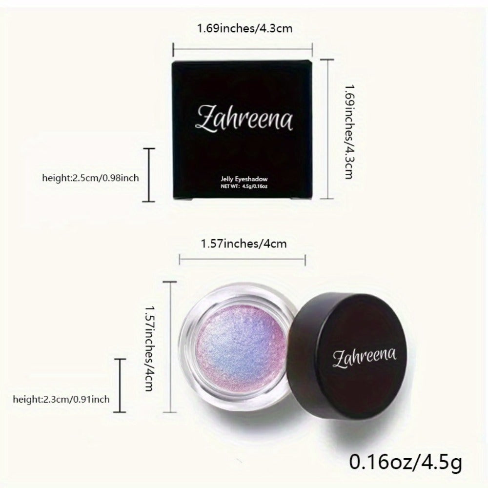 Holographic Glitter Eyeshadow Gel Jelly Shimmer Waterproof Long-Lasting Indigo Twilight Purple Blue Gradient Eye Makeup for P
