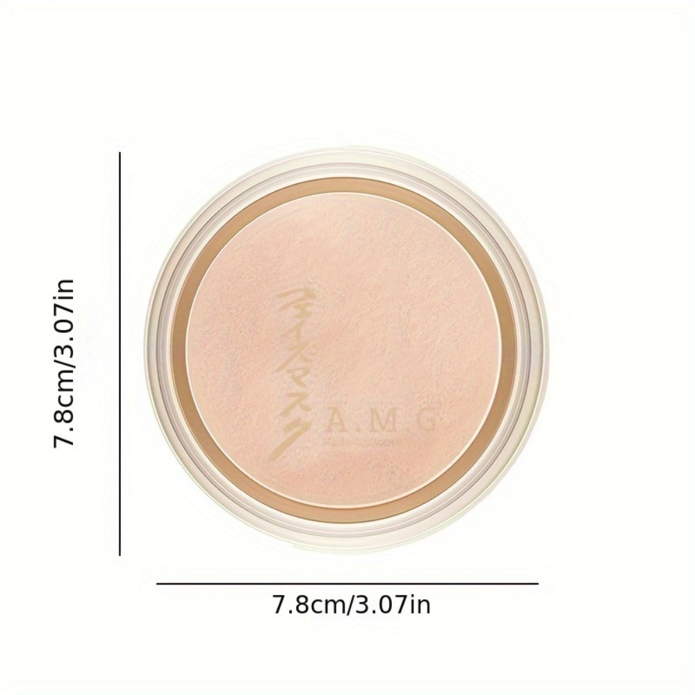 Oil Control Setting Powder Kit with Concealer Puff & Brush – Wet & Dry Dual Formula, Water-Resistant Long-Lasting Matte Finis