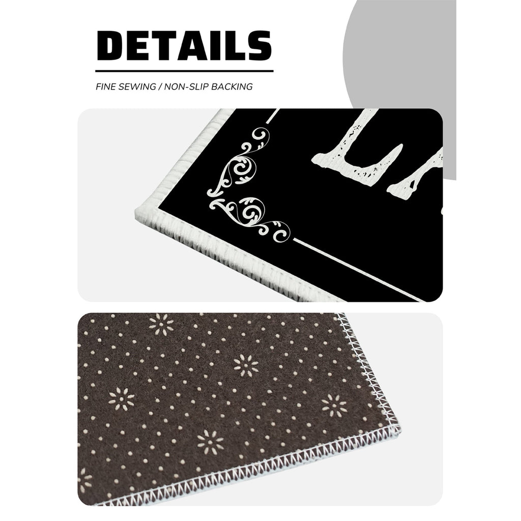 Laundry Room Carpet Kitchen Bathroom Mats Door Absorbent Thickened Non-slip Foot Mat