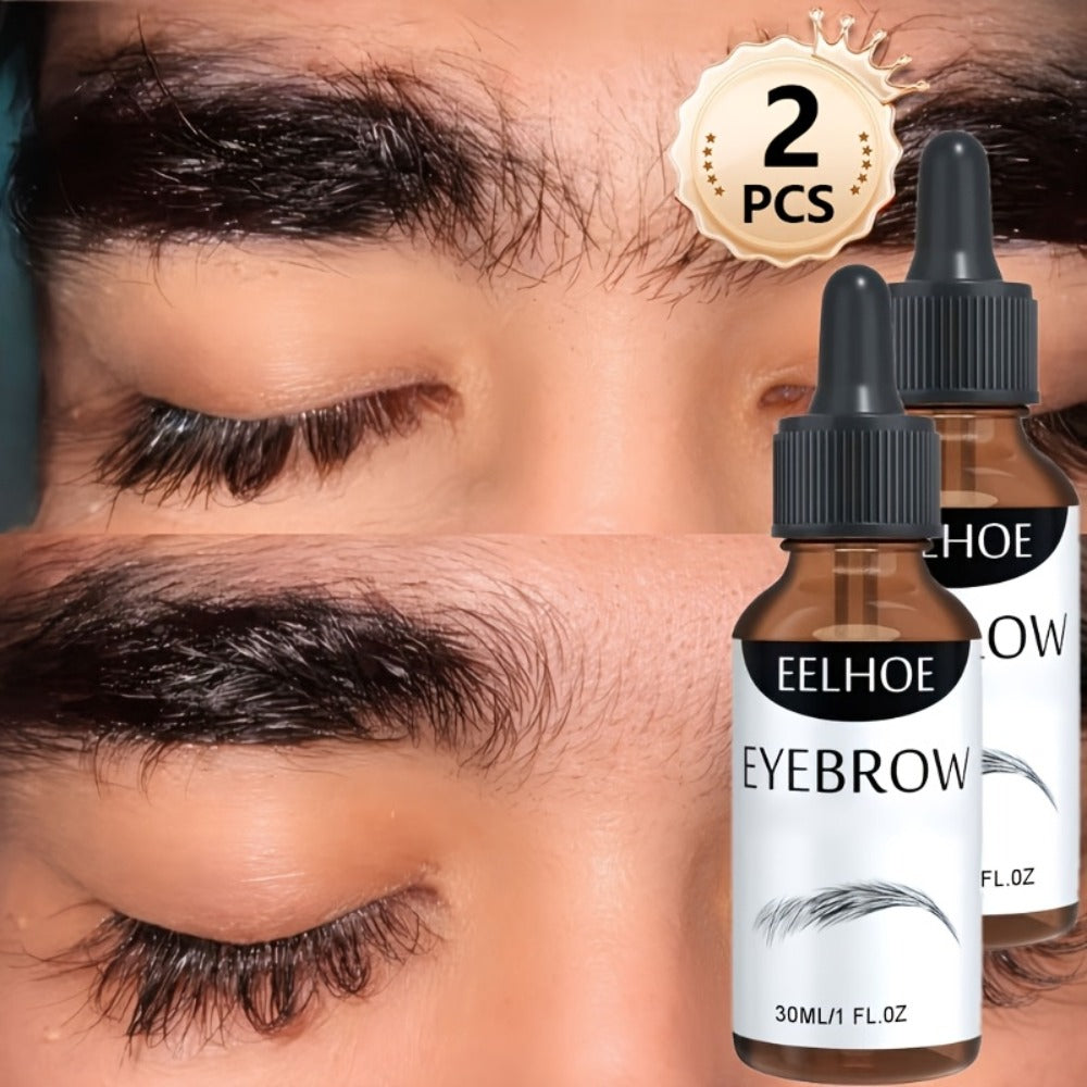 Lash & Brow Growth Serum 2-Pack – Thickening Lengthening Curling Eyelash Serum for Fuller Upper Lower Lashes | Eyebrow Serum 