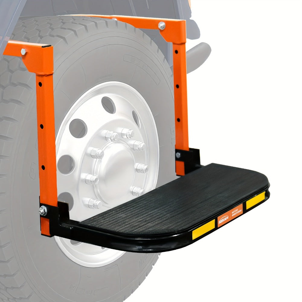 Tire Step Foldable Anti-Slip Thickened – 300 / 500 / 650 lb Capacity Adjustable Height for Truck SUV Trailer Maintenance — im