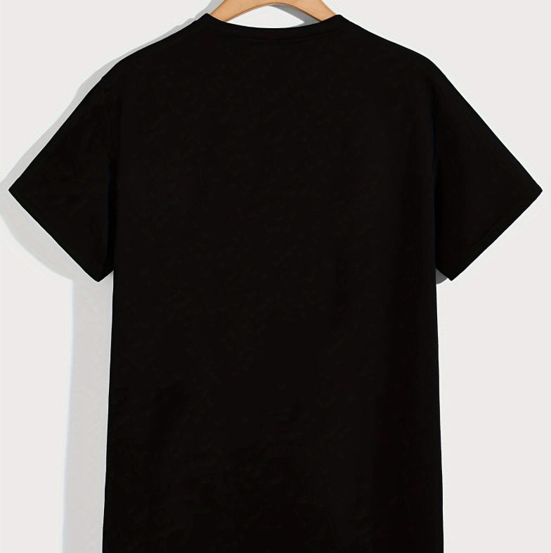 Color-Block Fashion 3D-Printed Summer Mens T-Shirt