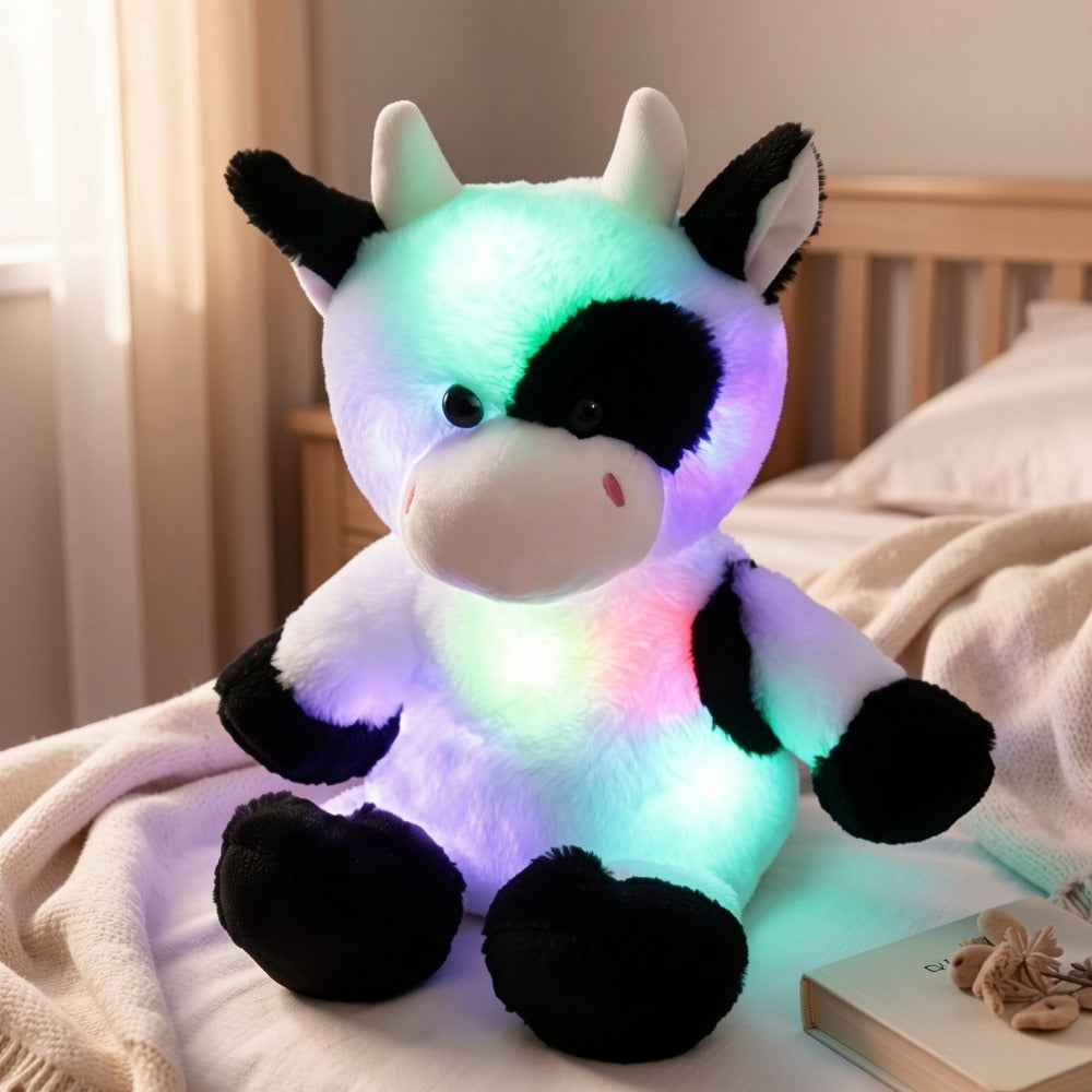 Plush Toy Highland Cow with Glowing Body and Optional Music in Two Interactive Styles for Display — image 8