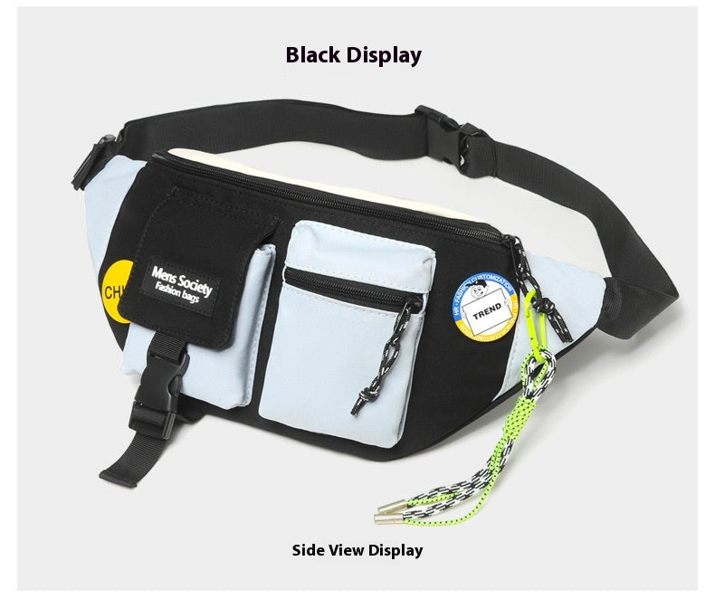 Men's Casual Crossbody Sports Canvas Waist Bag