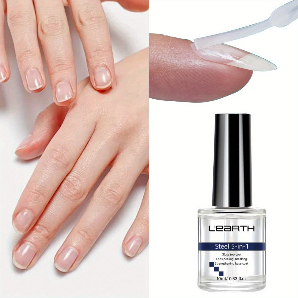 Nail Strengthening Kit 5-in-1 Formaldehyde-Free, Top Coat, Base Coat, Nail Hardener, Cuticle Oil & Polish — image 1