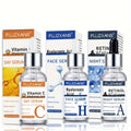 Vitamin C Retinol Hyaluronic Acid Serum Set, 3-Piece Day & Night Dropper Kit with Collagen & Glycerol — image 14