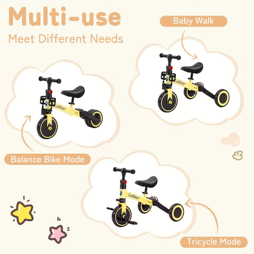 3-in-1 Toddler Balance Bike Convertible Tricycle for Kids Ages 2-5 with the Listed Color, Size or Set Options for Everyday Us