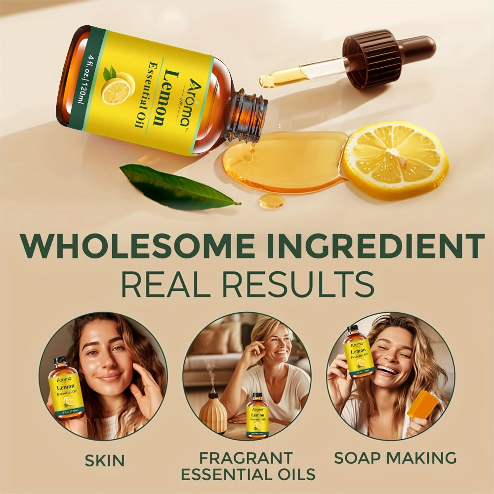 Essential Oil 115ml Multi-Scent Dropper Selection with Peppermint, Frankincense, Lemon, Rum or Cologne — image 10